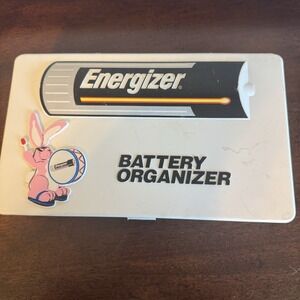 Vintage The Energizer Bunny Battery Storage Organizer Container Case Retro